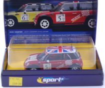SCALEXTRIC; C2484A Mini Cooper Limited Edition slot racing car, within the original slipcase box.
