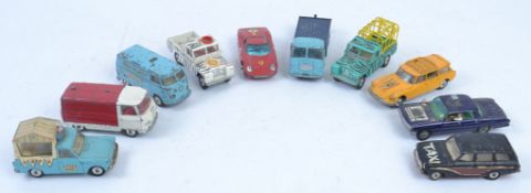 CORGI; A collection of 10x assorted loose vintage Corgi diecast models,
