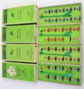 SUBBUTEO; A collection of 4x vintage Subbuteo football teams,