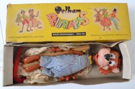 PELHAM PUPPET; An original vintage Jinks Pelham Puppet character - based on a Hanna Barbera cartoon.