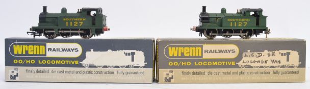 WRENN; Two Wrenn railway trainset locomotives W2207 Tank Locomotives, one in original box,