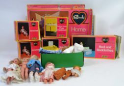 SINDY: A collection of original Pedigree Sindy dolls and accessories,