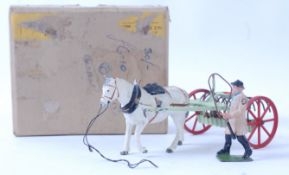 BRITAINS; An original vintage Britains lead Hay Rake,