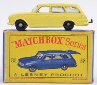 MATCHBOX LESNEY; An original vintage diecast model Matchbox  Lesney No.38 Vauxhall Victor.