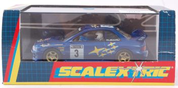 SCALEXTRIC; C2118 Subaru Impreza slot racing car, within the original box.