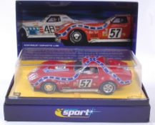 SCALEXTRIC; C2502A Chevrolet Corvette Limited Edition slot racing car,