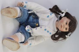 CHRISTINE ORANGE DOLL; An original limited edition collectors doll by Christine Orange - 415 / 2000.