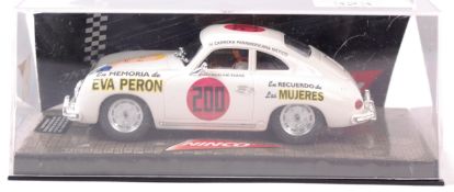 NINCO; Original Ninco 50198 Porsche 356 Coupe Scalextric style slot car, within the original box.