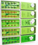 SUBBUTEO; A collection of 5x reproduction / reissue ' Subbuteo Historic Kits ' - comprising of;