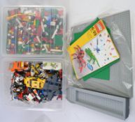LEGO; A collection of assorted loose Lego to include mostly Lego City models (some built),