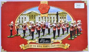 BRITAINS; Original lead Britains ' Band Of The Royal Marine Light Infantry ' set - 40293.