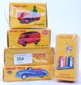 DINKY NOREV; A collection of 5x Dinky Norev reissue model diecast cars  106, 260, 14,
