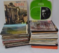 A collection of vinyl lp records of mainly Jazz along with other genres.