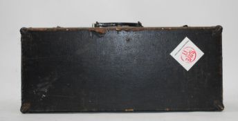 A cased chrome plated Alto Saxophone marked Hawkes and Sons Denman Street Picadilly Square London