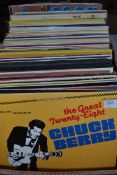 A large collection of vinyl Long Play records to include many genres to include Chuck Berry and