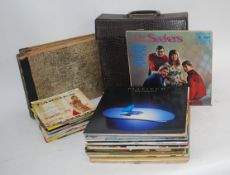 A collection of records to include classical singles,