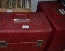 A large quantity of Lp's and 78's in record cases to include classical and show tunes etc.