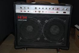 An original H&H Electronic Combo 212 ' Valve Sound ' instrument amplifier.