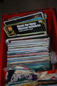 A collection of vinyl Long Play and 45 rpm 7