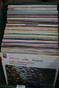 A large collection of 78's - records of classical music to include many labels- Mozart etc.