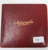 AUTOGRAPHS; An amazing collection of 1980's (predominantly music related ) autographs.