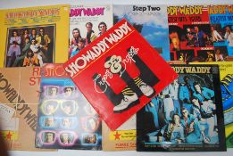 A collection of Showaddywaddy records to include Red Star, Bright Lights and Greatest Hits Etc.