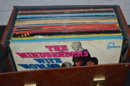 A collection of vinyl records to include LP albums,