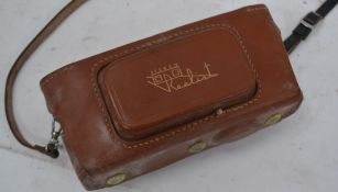 A vintage David White American Stereo Realist 3.5mm camera complete with the original leather case.