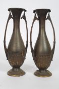 A pair of decorative Art Nouveau style m