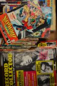 A large collection of vintage comics and