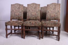 A set of 6 19th century walnut Osso Bucc