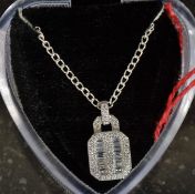 A white metal ( stamped 925 indicating s