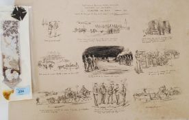 A mixed lot to include a Cash's Woven bo