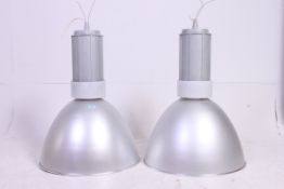 A pair of large oversized contemporary I