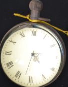 A 20th century brass ball clock, with ma