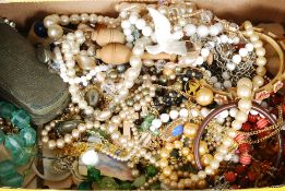 A collection of assorted costume jewelle