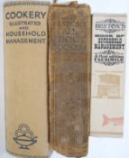 A small collection of vintage cook books