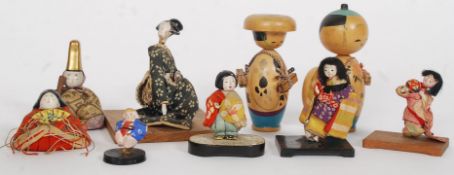A collection of Japanese carved novelty