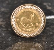 A 1984 gold one tenth Krugerrand coin be