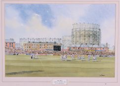 After Eric Thompson. The Oval, England v Australia, 1981.  The 1st.