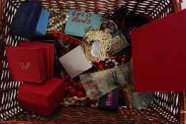 A large collection of costume jewellery to include boxed Pia jewellery,