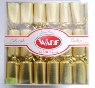 An unopened box of six Wade Christmas crackers Collectables Set, in original packaging,