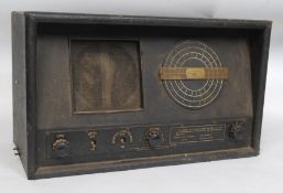A vintage Rees Mace Type N war office radio receiver for use by the Merchant Navy.