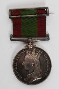 A 19th century Victorian Afghanistan medal 1878-79-80 being awarded to 1156.S.I of MUS G.