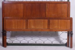 A utility / bombed out Britain stamped CC41 double bed, along with the original sprung base.