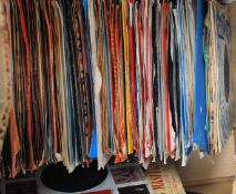 A collection of vinyl singles 45rpm records to dating from the 1960's to include Billy Fury,