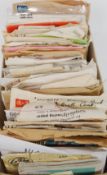 A collection of vintage sewing patterns dating from the 1950's through to late 20th century