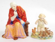 Royal Worcester figurine ' Fortune Teller ', modelled by F.G. Doughty, no.