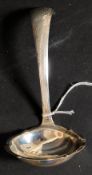 A Dutch silver hallmarked ladle J. M.