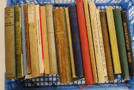 A box of assorted antique and vintage books - all on Bristol - mostly with a Church / religious